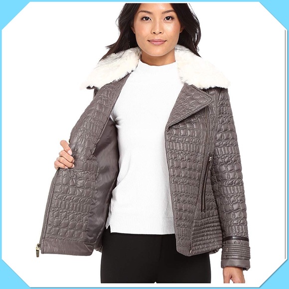 DROPPED $ VIA SPIGA NEW ASYMMETRICAL WARM JACKET - Picture 2 of 5